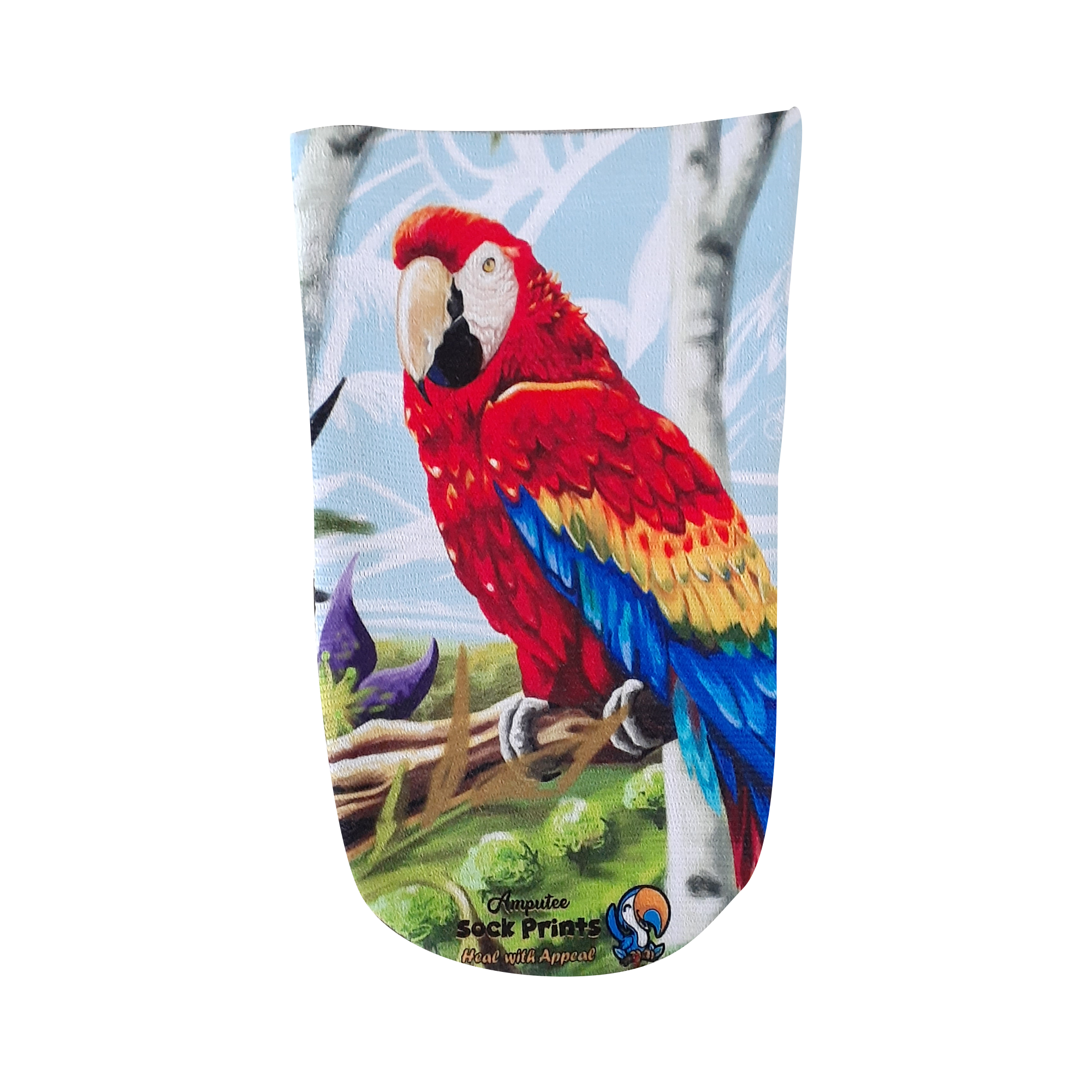 Macaw Paradise Realistic3 ply stump sock